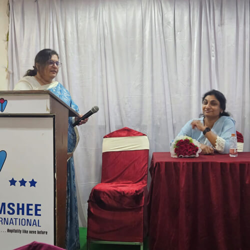Moderating panel discussion on PCOS in Nizamabad